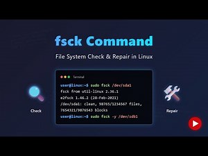 fsck Command Explained: Linux File System Check & Repair for Beginners