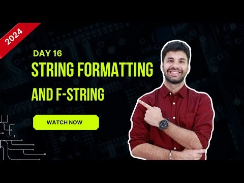 Hello Python Day-16 | String Formatting in Python