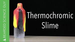 Learn how to make AWESOME Thermochromic Color Changing Slime!!! | Bearded Science Guy