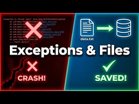 Java Exception Handling & File I/O Tutorial | Read/Write CSV Files (Student Management System)