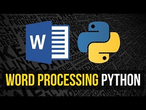 Word File Processing in Python