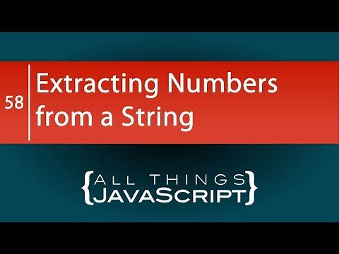 JavaScript Problem: Extracting Numbers from a String